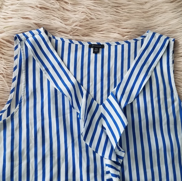 Ann Taylor striped shell - Picture 3 of 5